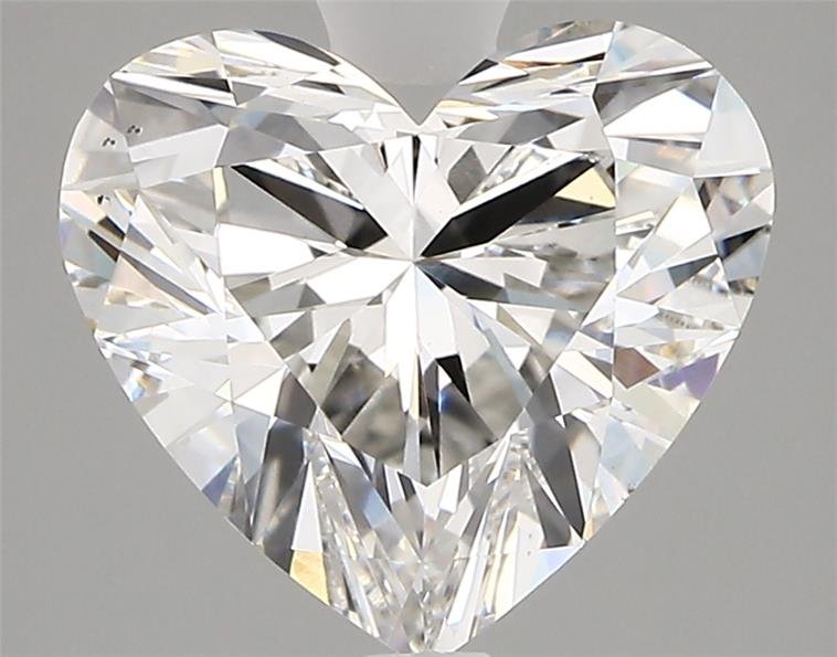 3.26ct G VS2 Rare Carat Ideal Cut Heart Lab Grown Diamond