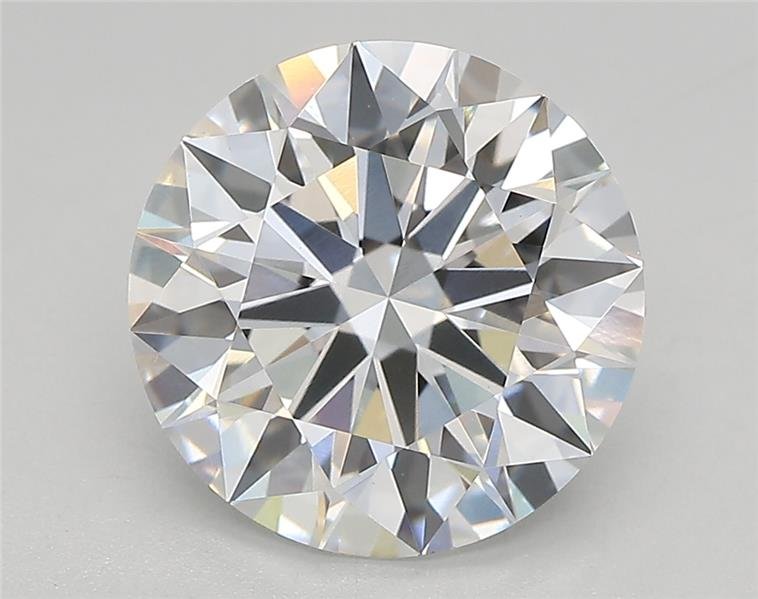 2.89ct D VVS2 Rare Carat Ideal Cut Round Lab Grown Diamond