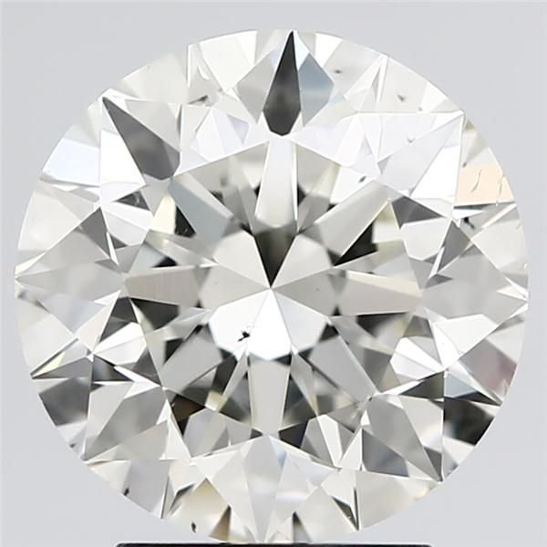 3.51ct J SI1 Rare Carat Ideal Cut Round Diamond