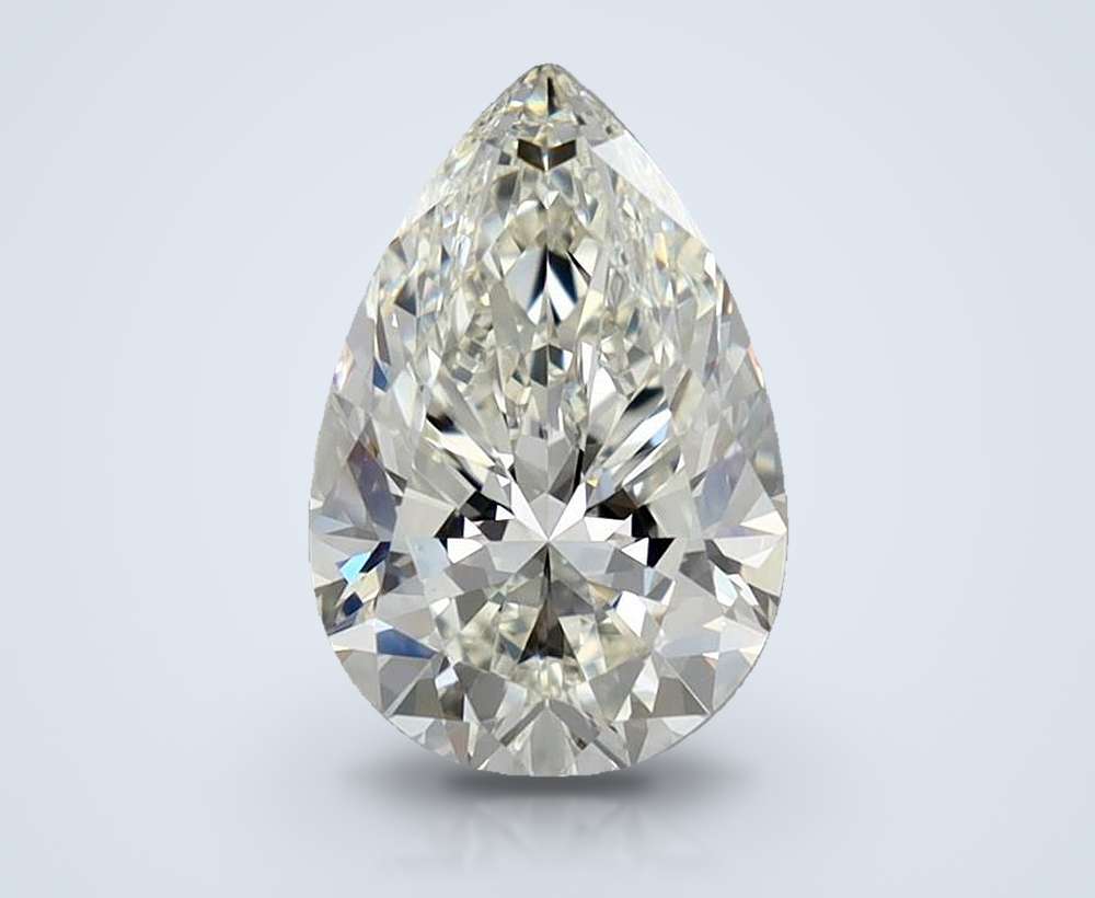 1.76 Carat Pear Natural Diamond