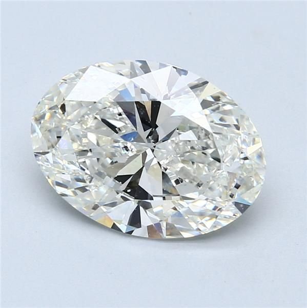 4.01ct I SI1 Rare Carat Ideal Cut Oval Diamond