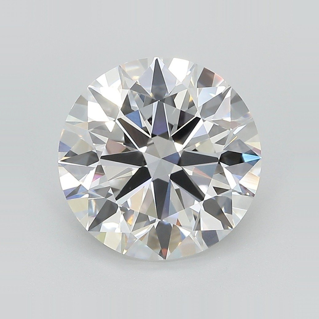 5.01ct E VS2 Rare Carat Ideal Cut Round Lab Grown Diamond