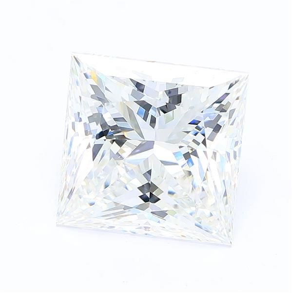 3.06ct E VS1 Rare Carat Ideal Cut Princess Lab Grown Diamond