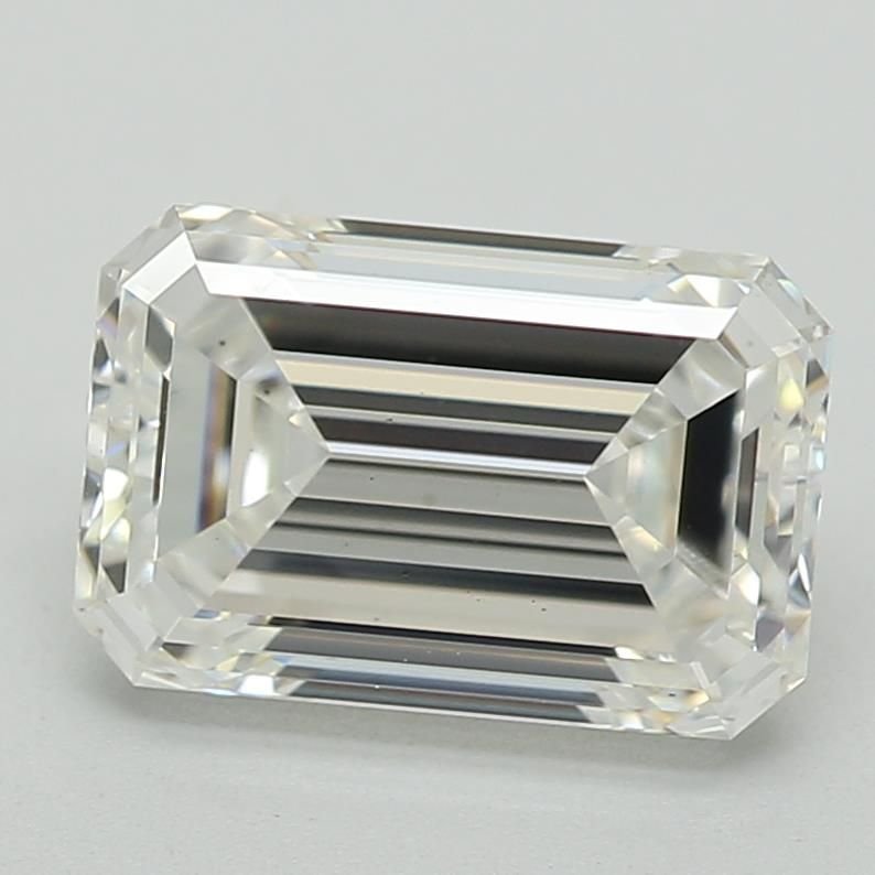 1.09ct E VS2 Rare Carat Ideal Cut Emerald Lab Grown Diamond