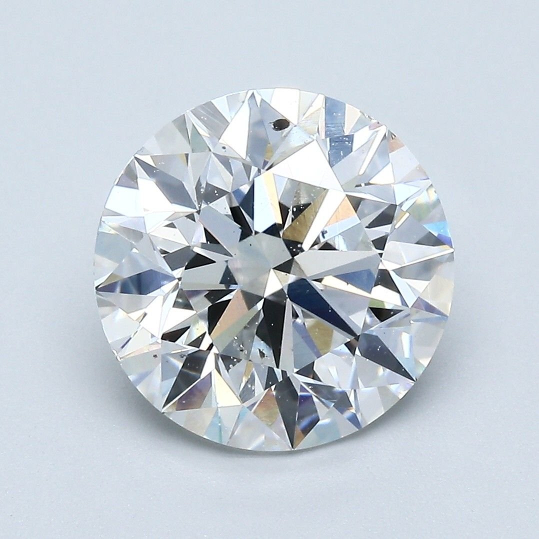 4.01ct D SI2 Excellent Cut Round Diamond