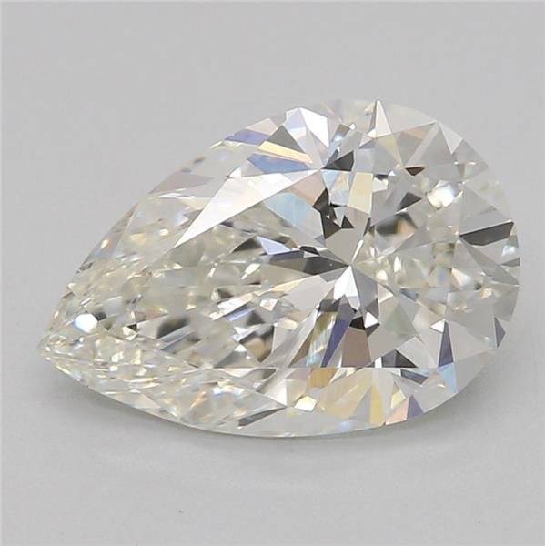 1.28ct H VS1 Rare Carat Ideal Cut Pear Lab Grown Diamond