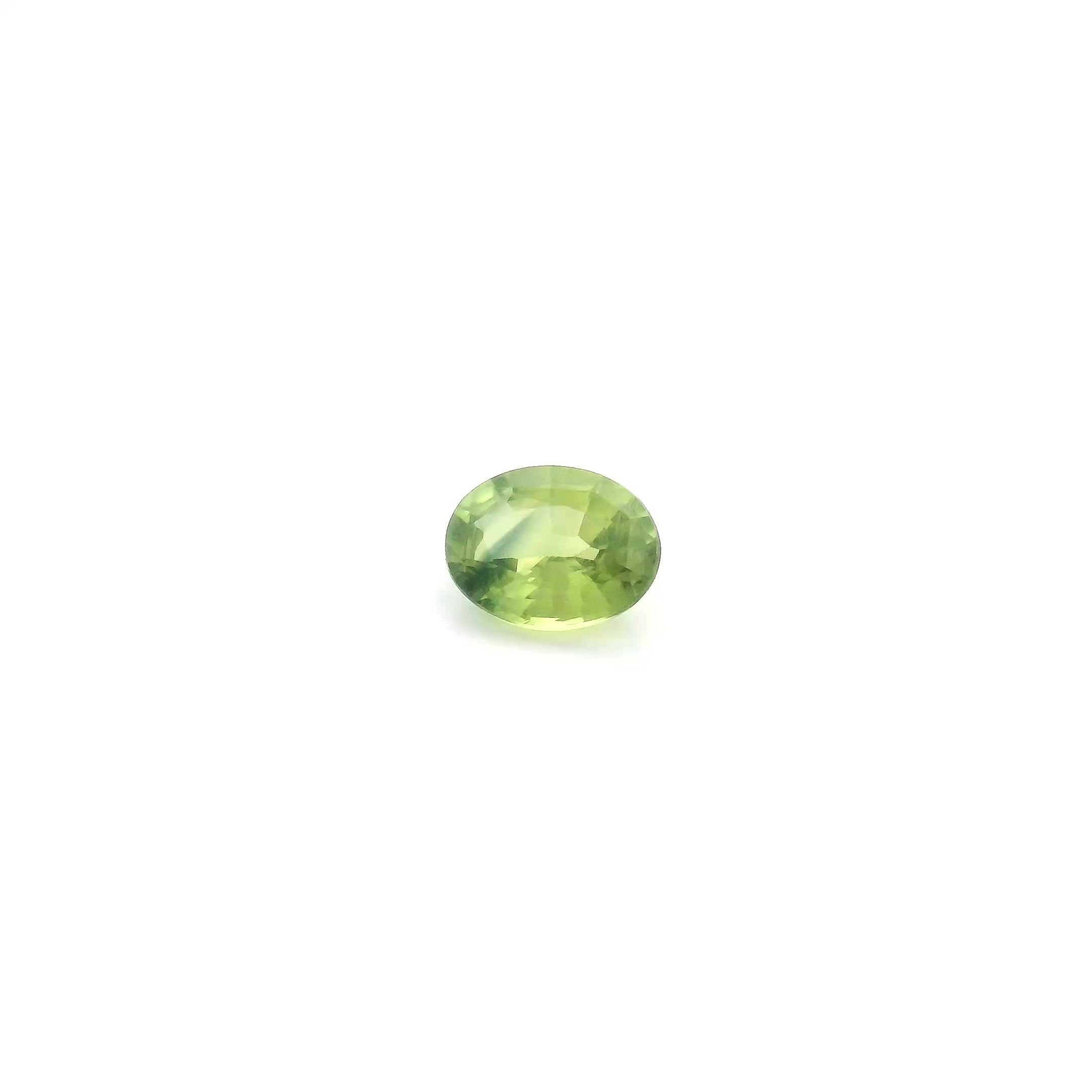 0.45 Carat Green Oval Sapphire
