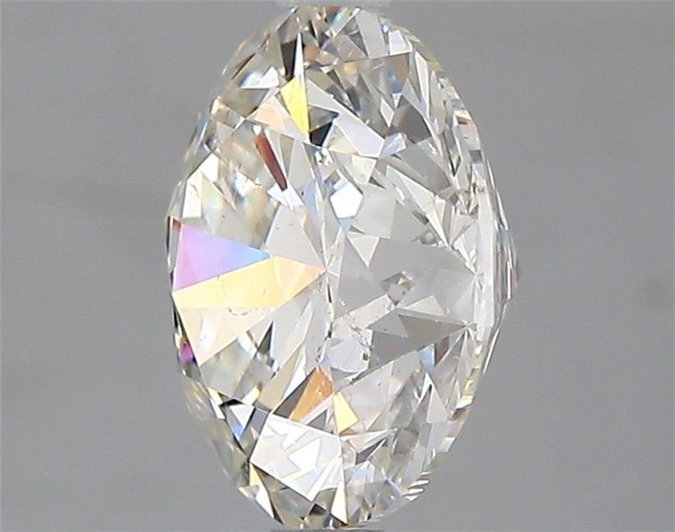 3.01ct I SI2 Rare Carat Ideal Cut Round Diamond