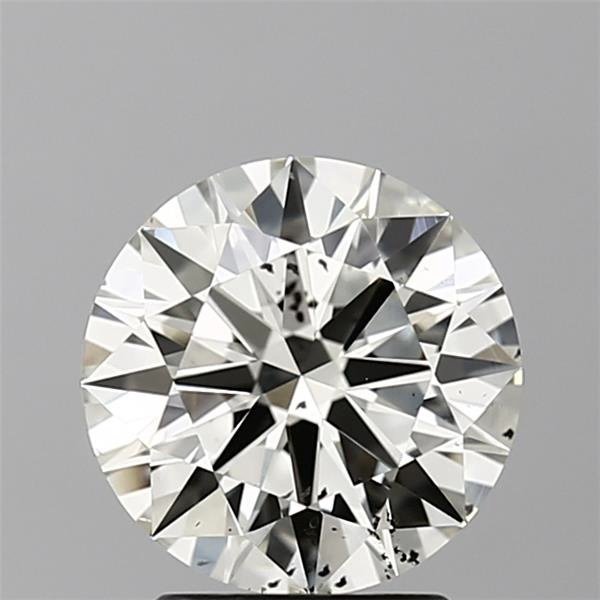 2.11ct K SI1 Rare Carat Ideal Cut Round Diamond