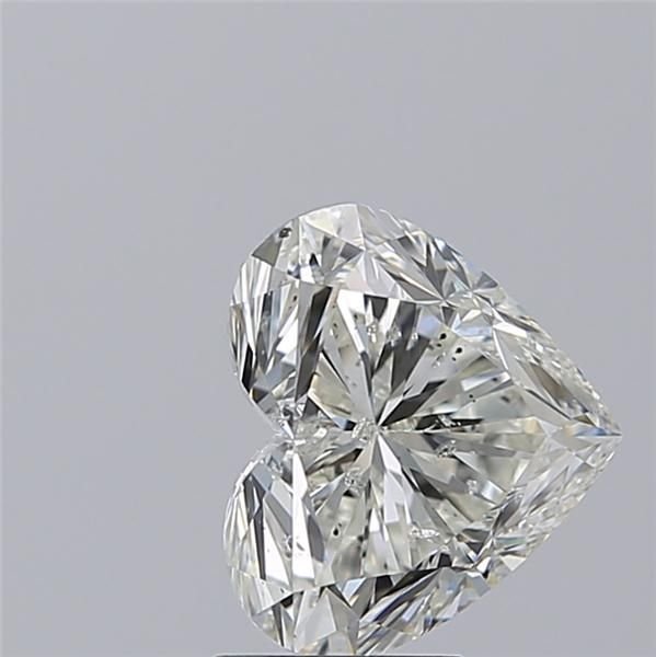 3.04ct H SI2 Rare Carat Ideal Cut Heart Diamond