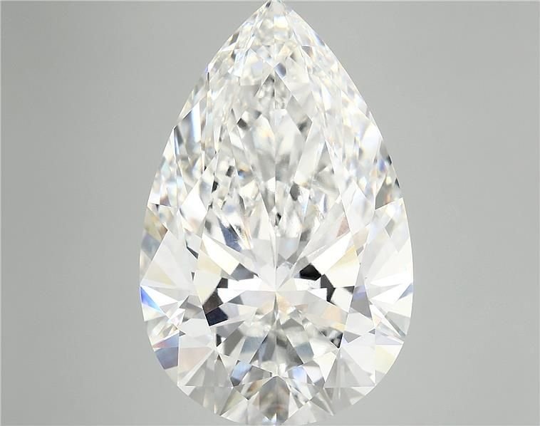 10.47ct F VVS2 Rare Carat Ideal Cut Pear Lab Grown Diamond