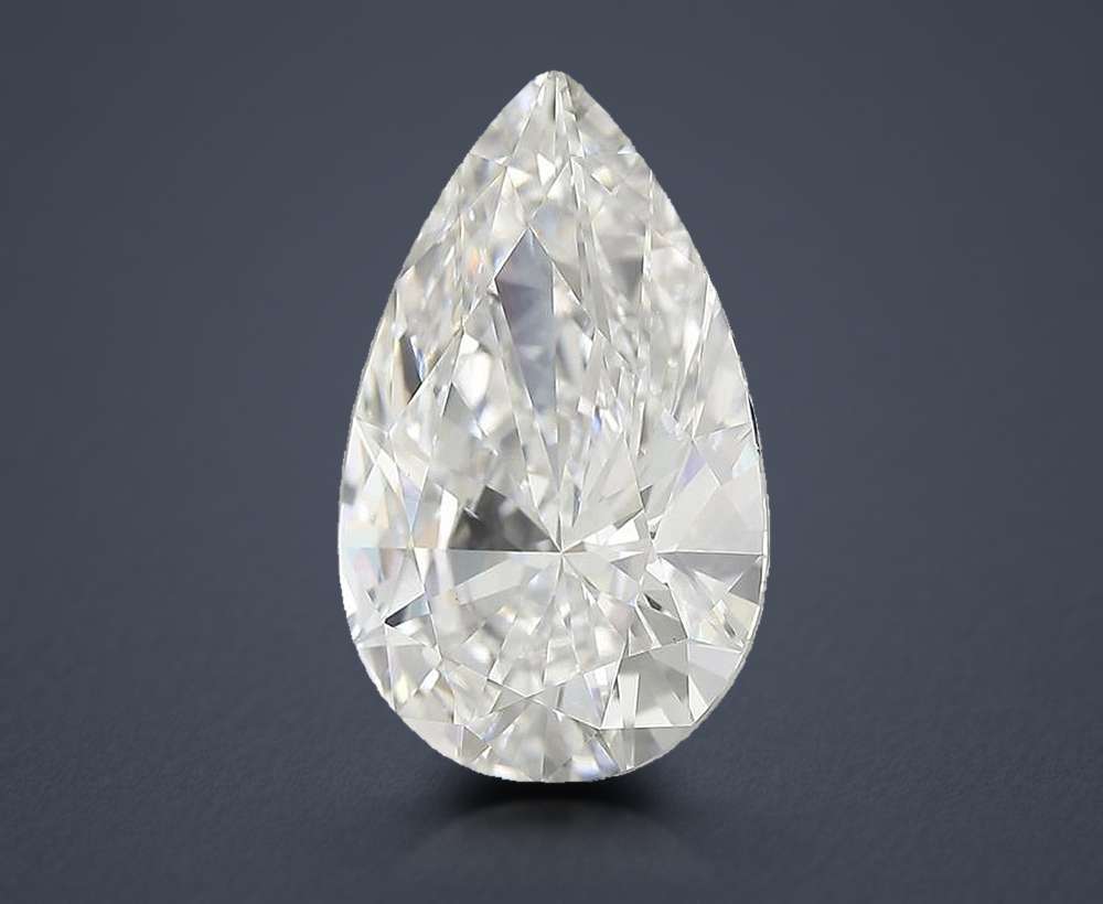 5.51 Carat Pear Lab Diamond