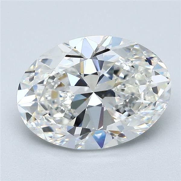 3.01ct G VVS2 Rare Carat Ideal Cut Oval Diamond