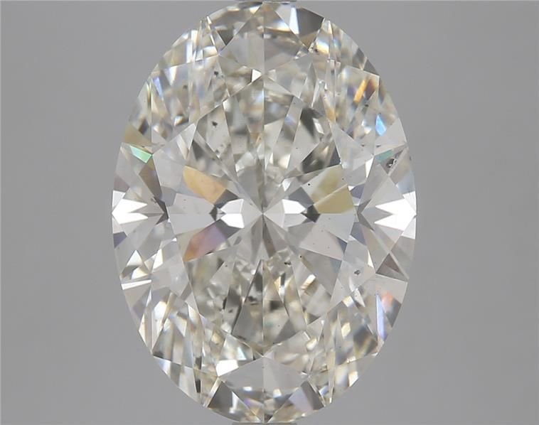 5.00ct I SI1 Rare Carat Ideal Cut Oval Lab Grown Diamond