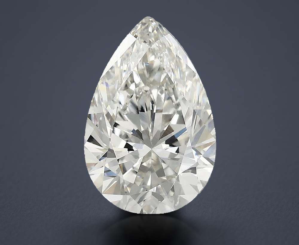 2.92 Carat Pear Lab Diamond
