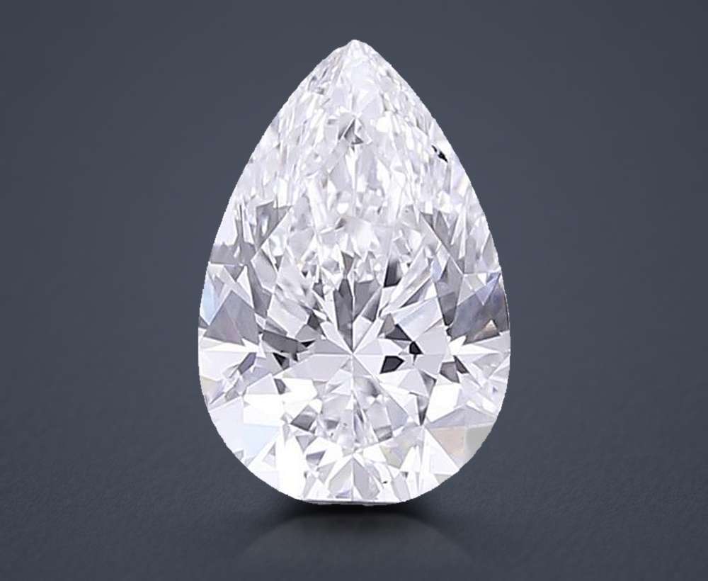 2.00 Carat Pear Lab Diamond