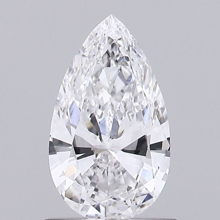 0.62ct E VVS2 Very Good Cut Pear Lab Grown Diamond