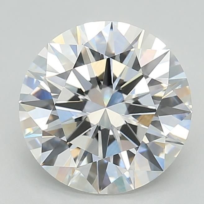 3.01ct E VVS2 Rare Carat Ideal Cut Round Lab Grown Diamond