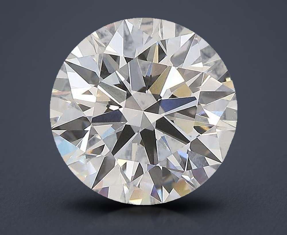 3.66 Carat Round Lab Diamond