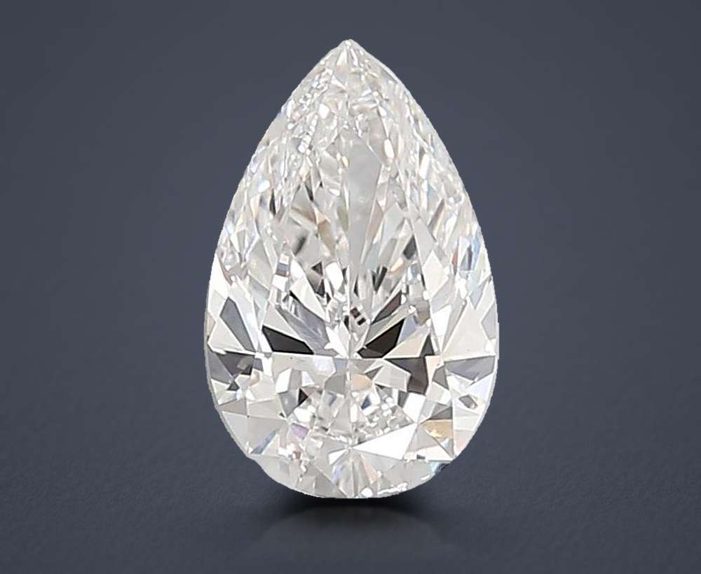3.48 Carat Pear Lab Diamond