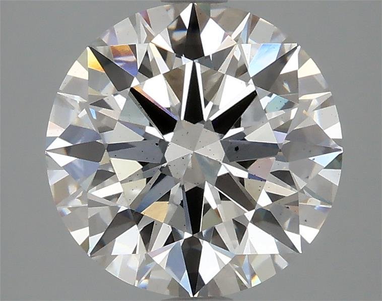 3.36ct F SI1 Rare Carat Ideal Cut Round Lab Grown Diamond