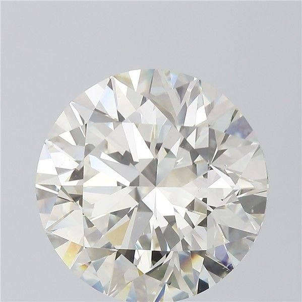 7.04ct J SI1 Rare Carat Ideal Cut Round Diamond