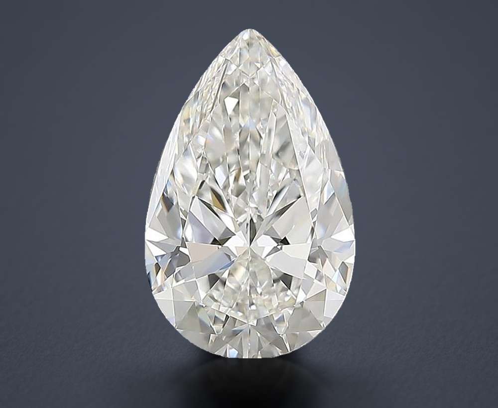 3.01 Carat Pear Natural Diamond