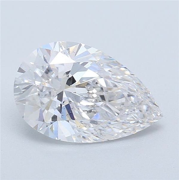 0.94ct E SI1 Rare Carat Ideal Cut Pear Lab Grown Diamond