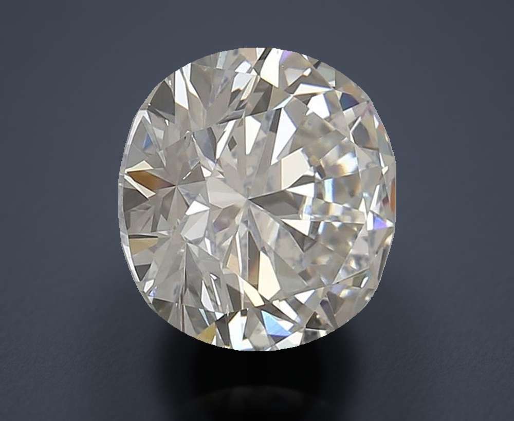 4.02 Carat Round Lab Diamond