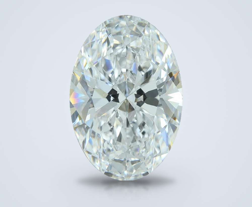 8.18 Carat Oval Lab Diamond