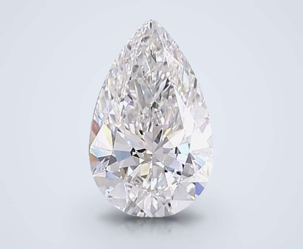 3.08 Carat Pear Lab Diamond