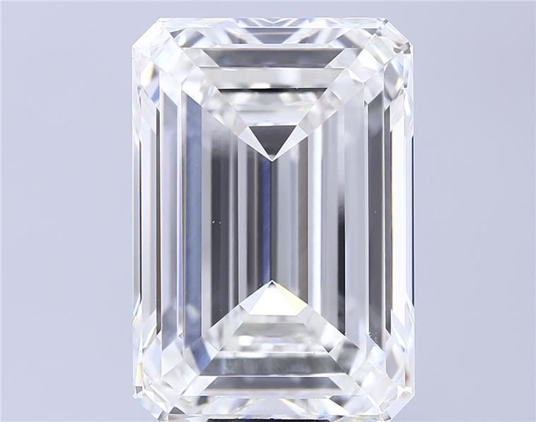 20.04ct G VVS2 Rare Carat Ideal Cut Emerald Lab Grown Diamond