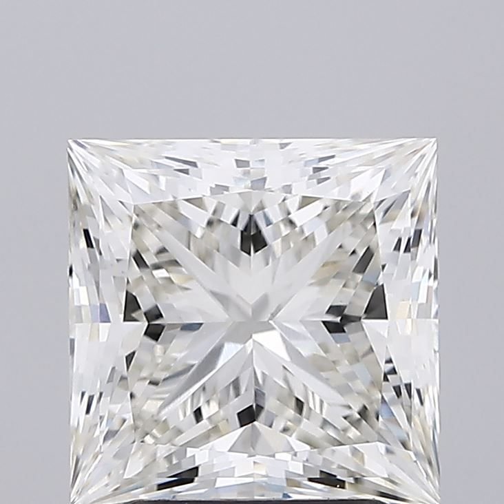 3.22ct I VVS2 Rare Carat Ideal Cut Princess Lab Grown Diamond