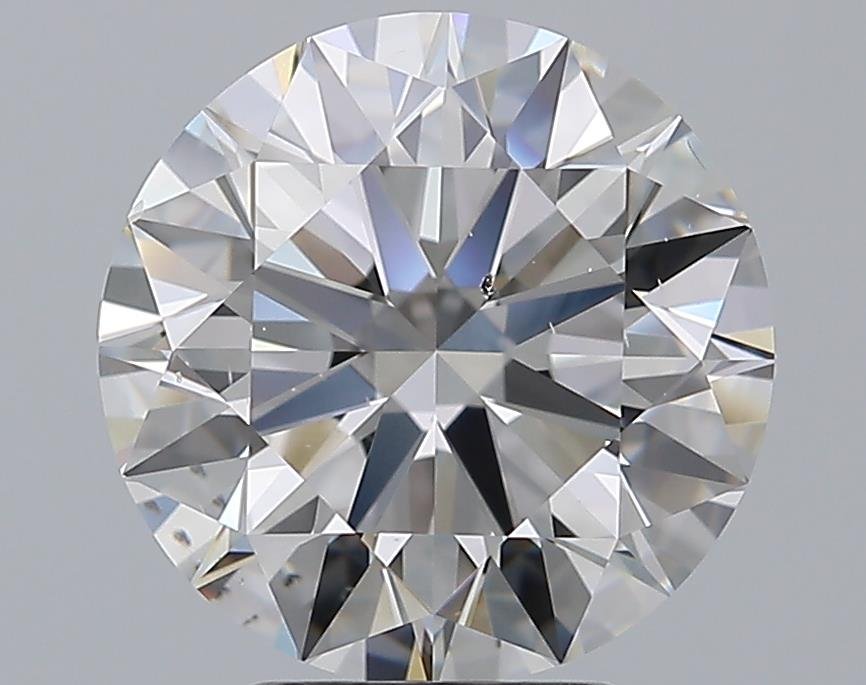 4.01ct E SI1 Rare Carat Ideal Cut Round Diamond