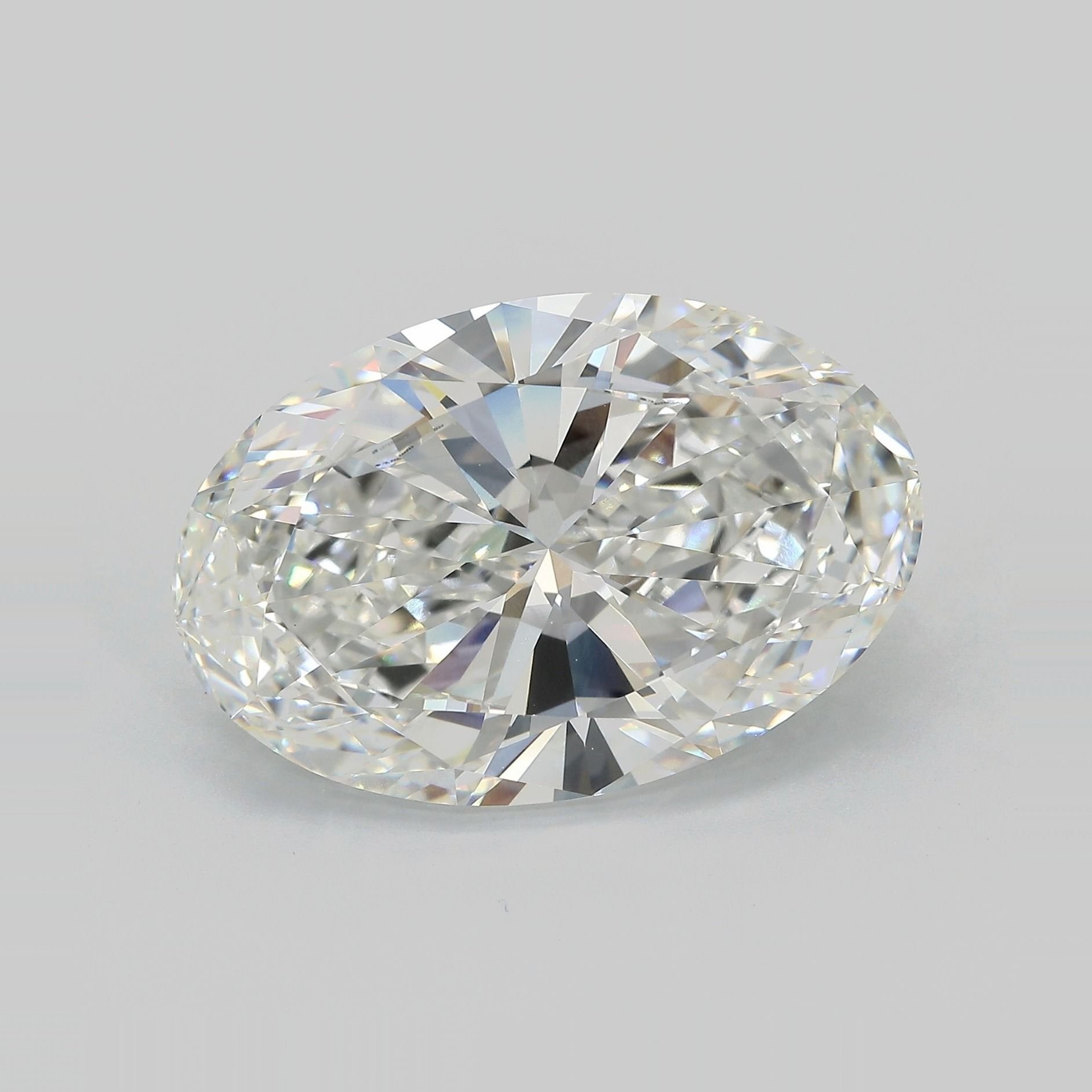16.03ct G VVS2 Very Good Cut Oval Lab Grown Diamond