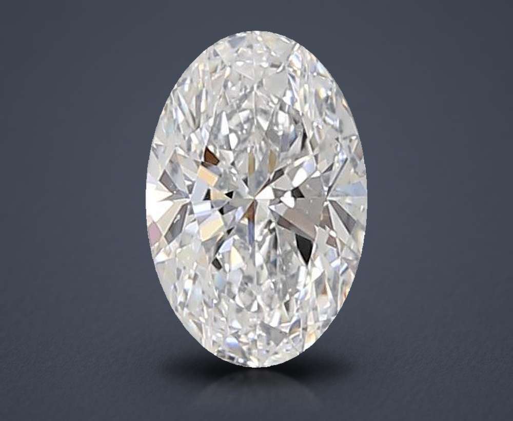 0.59 Carat Oval Lab Diamond