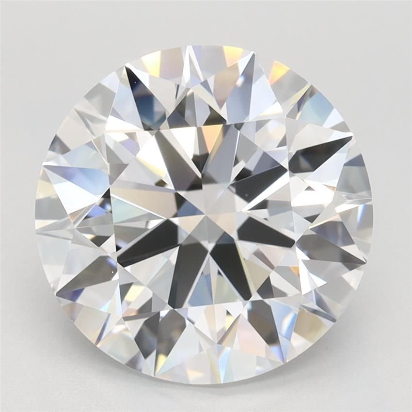 4.10ct D VVS1 Rare Carat Ideal Cut Round Lab Grown Diamond