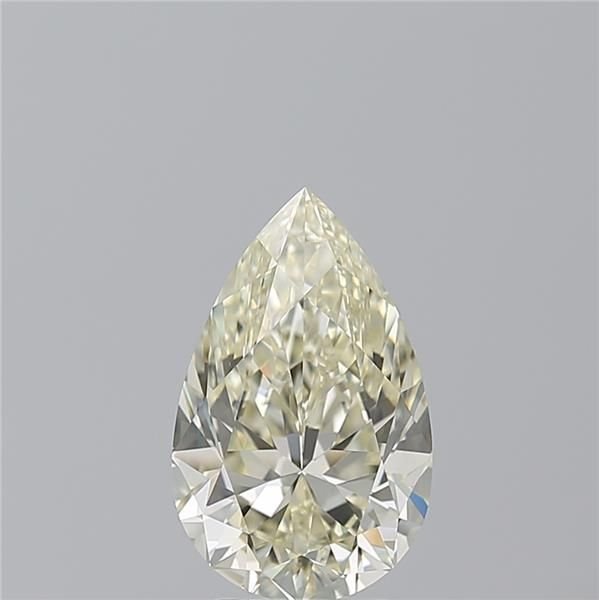3.01ct K IF Rare Carat Ideal Cut Pear Diamond
