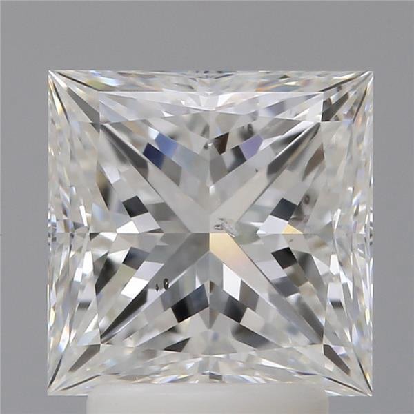 3.02ct E SI2 Very Good Cut Princess Diamond