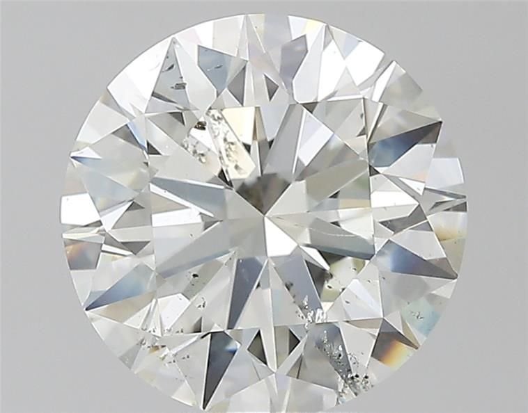 4.50ct I SI2 Rare Carat Ideal Cut Round Diamond
