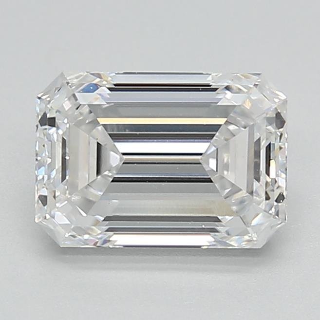 1.59ct D VS1 Excellent Cut Emerald Lab Grown Diamond