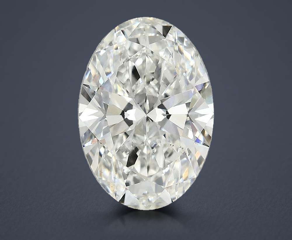 3.72 Carat Oval Lab Diamond