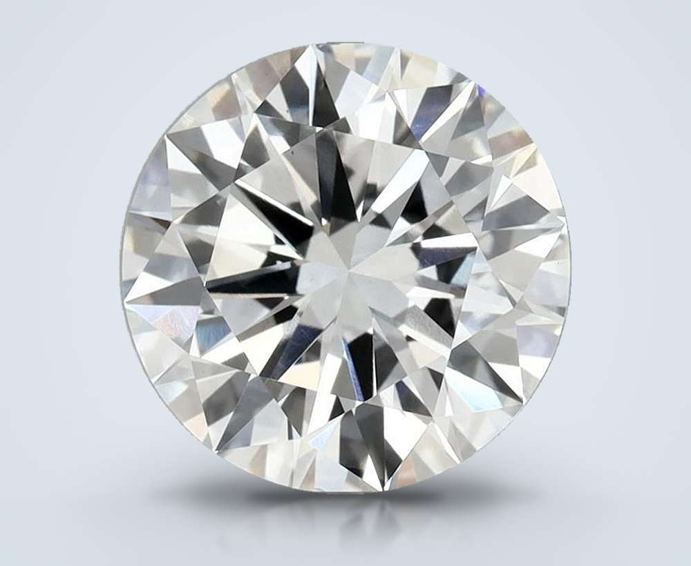 3.78 Carat Round Lab Diamond