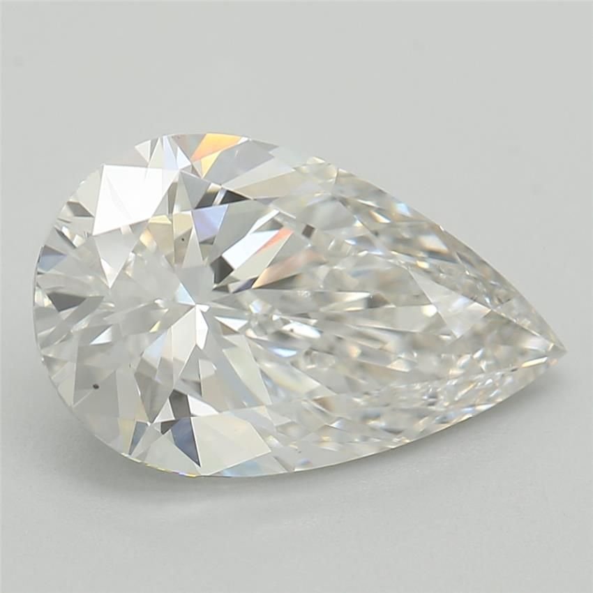 1.57ct E VS2 Rare Carat Ideal Cut Pear Lab Grown Diamond