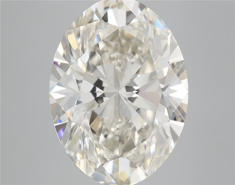 6.12ct H VS2 Very Good Cut Oval Lab Grown Diamond