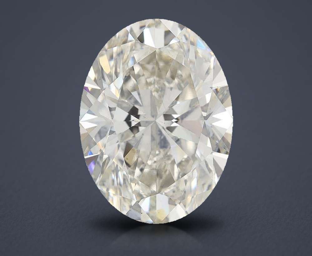 6.12 Carat Oval Lab Diamond