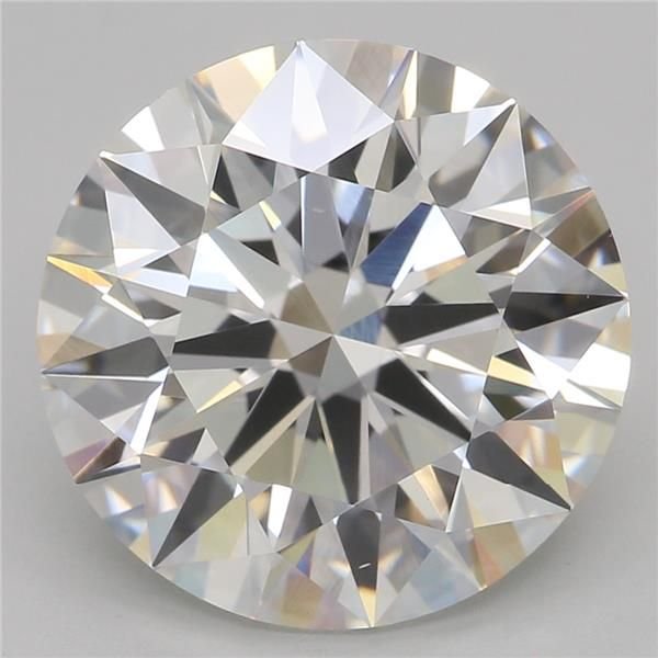 4.02ct F VS1 Rare Carat Ideal Cut Round Lab Grown Diamond