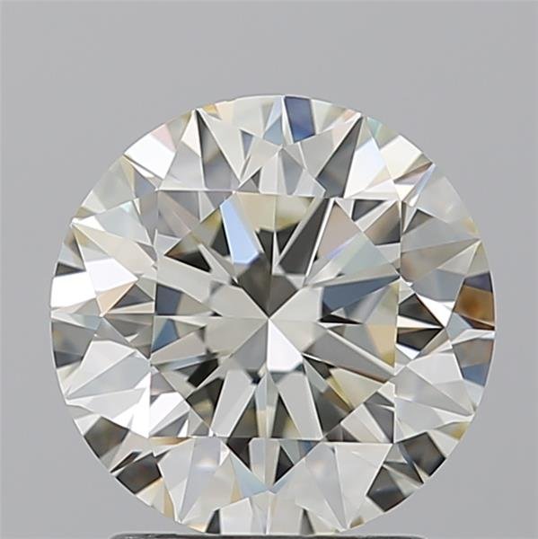2.13ct K VVS2 Rare Carat Ideal Cut Round Diamond