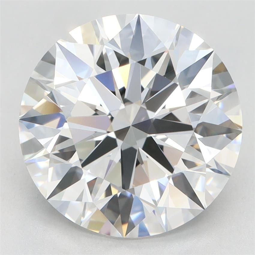 3.57ct D VVS2 Rare Carat Ideal Cut Round Lab Grown Diamond