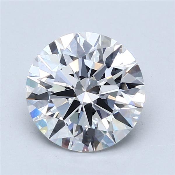 2.09ct D VS1 Rare Carat Ideal Cut Round Lab Grown Diamond